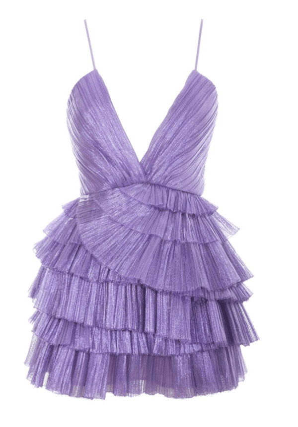 Alice McCall Don't Be Shy Lilac Dress - Dresses 4 Hire