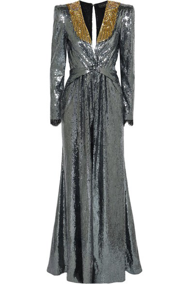 Dundas Sequin Embellished Gown - Dresses 4 Hire