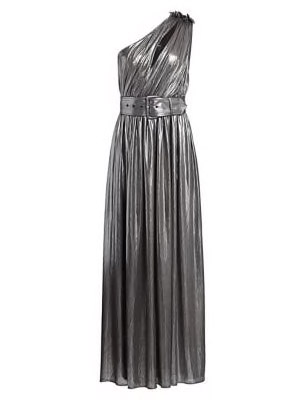 Retrofete Andrea Gown - Gun Metal - Dresses 4 Hire