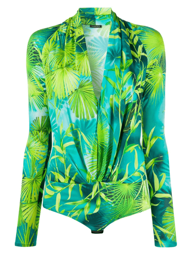 Versace Jungle Print Body Suit - Dresses 4 Hire