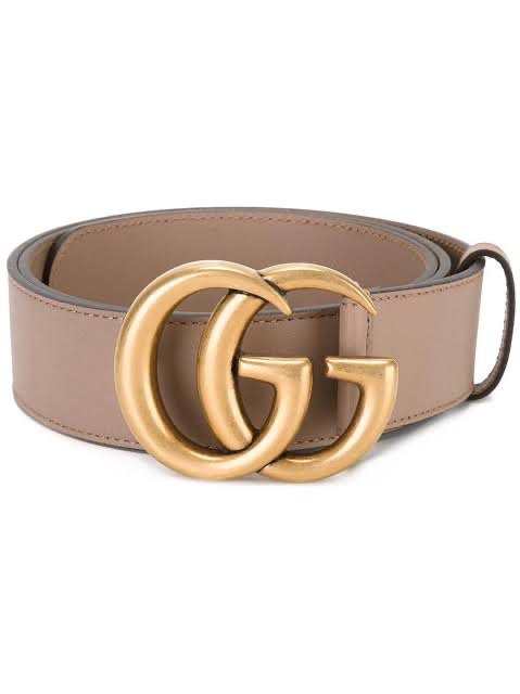 Gucci GG Nude Leather Belt - Dresses 4 Hire