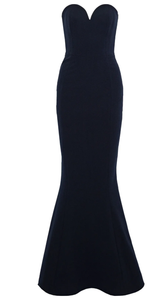 Rebecca Vallance Dahlia Strapless Gown - Purple OR Black - Dresses 4 Hire