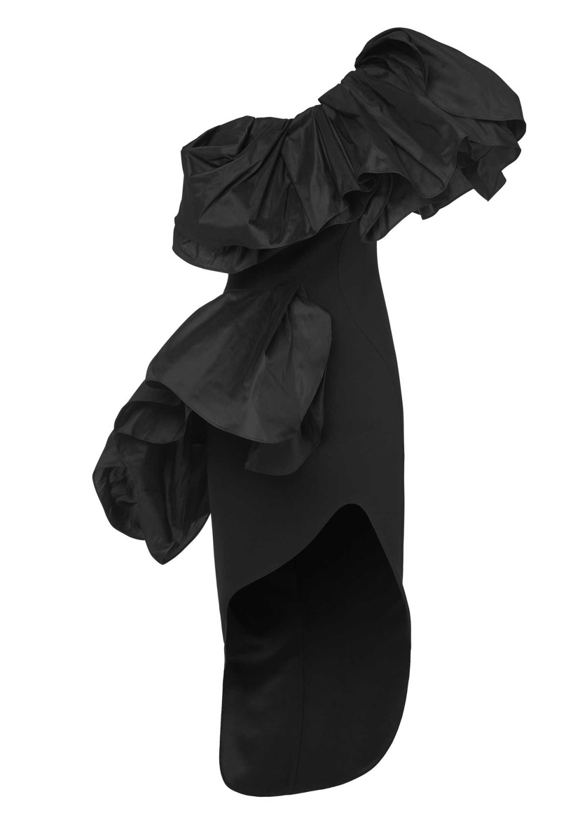 Toni Maticevski Attentive Ruffle Midi Dress - Dresses 4 Hire