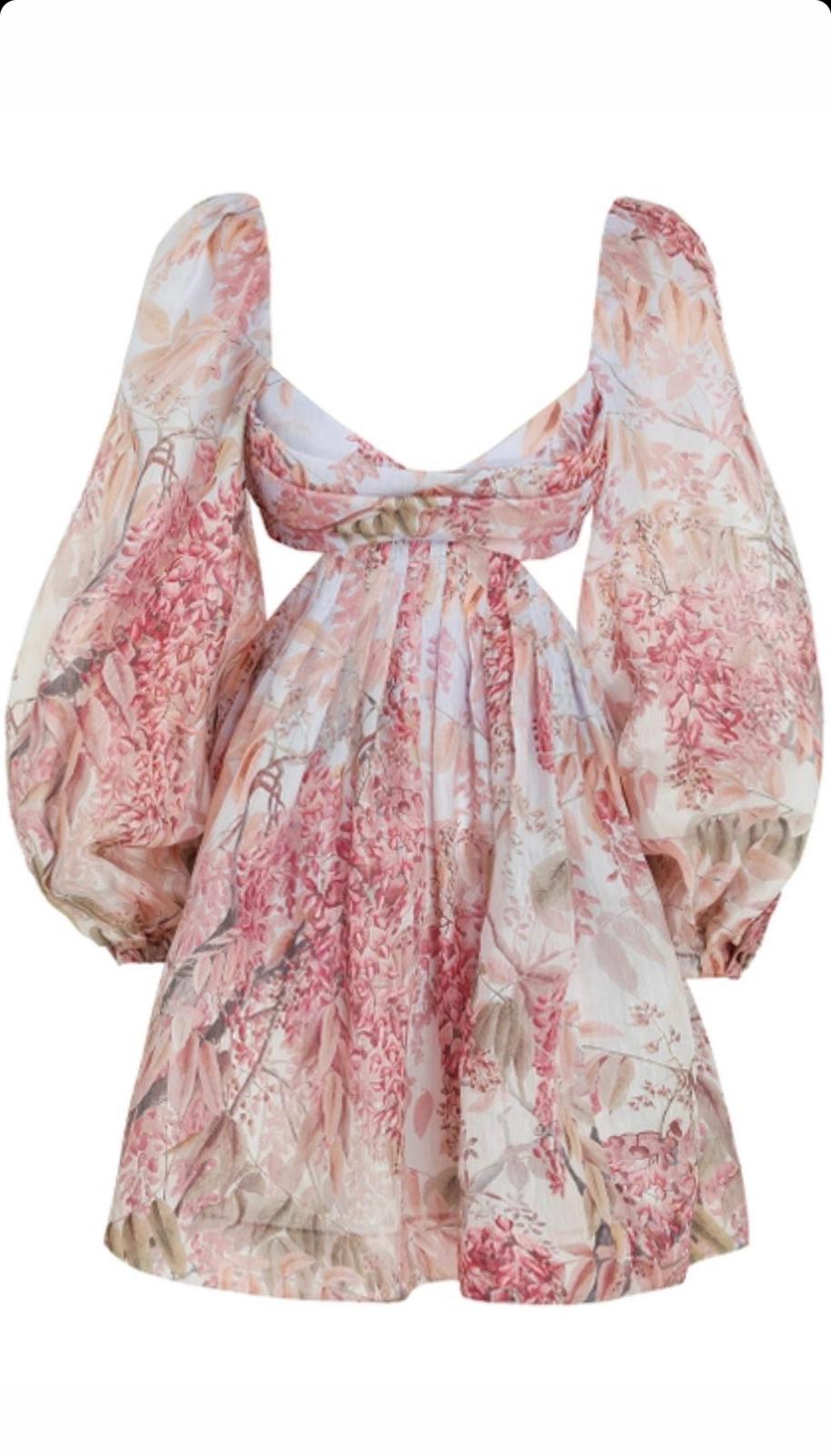 Zimmermann Botanica Bralette Mini Dress - Dresses 4 Hire