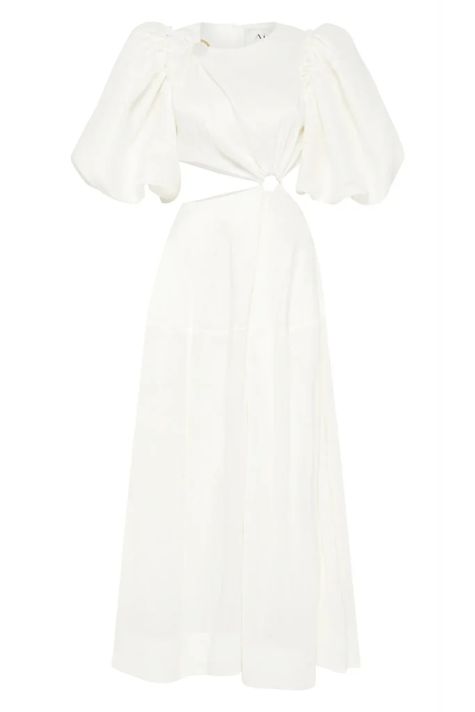 Aje Vanades White dress - Dresses 4 Hire