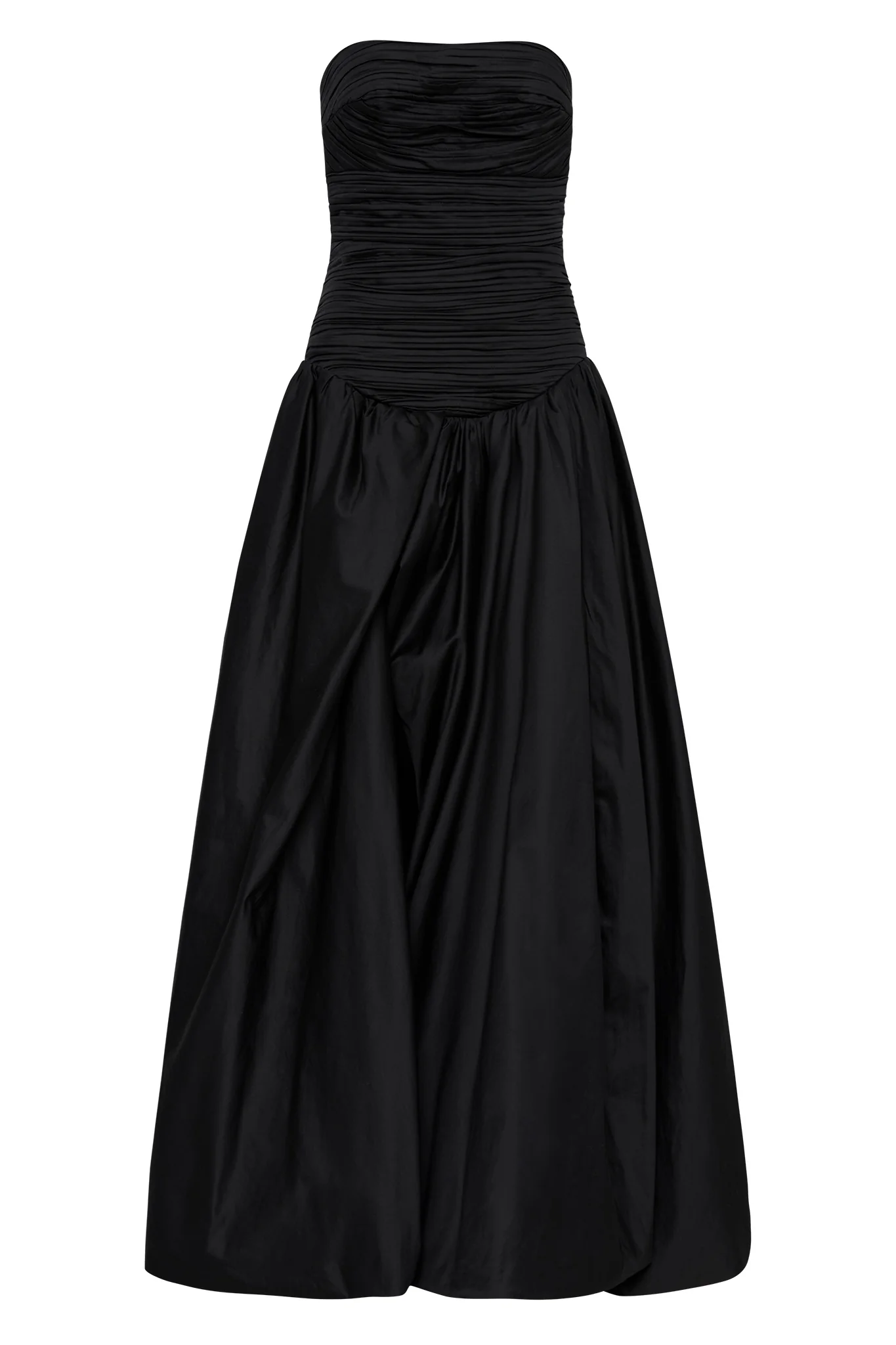 Aje Violette Bubble Hem Gown Black - Dresses 4 Hire