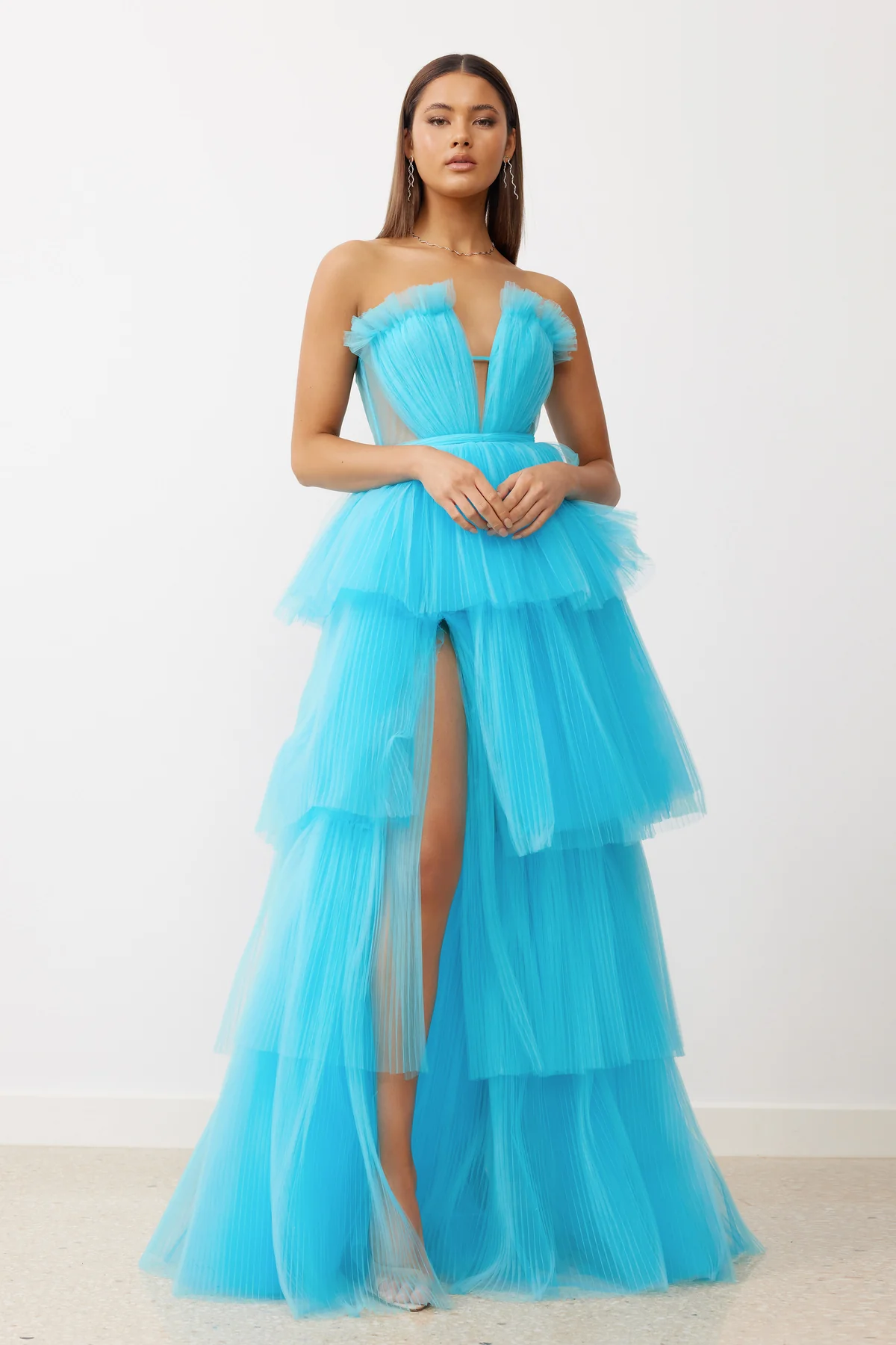 Lexi Cruz Dress Turquoise - Dresses 4 Hire