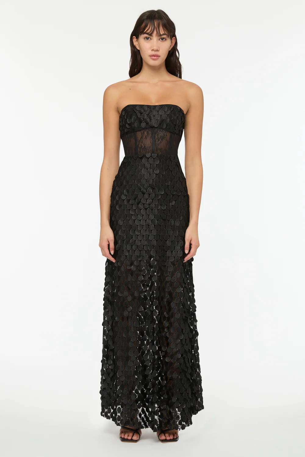 Manning Cartell Supreme Extreme Strapless Black Gown - Dresses 4 Hire