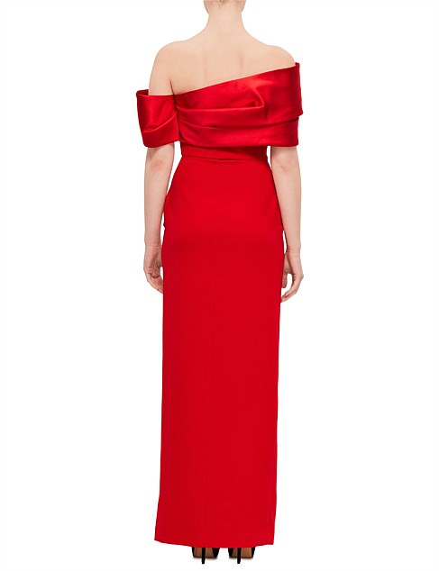 Solace London Alexis Gown- Red - Dresses 4 Hire