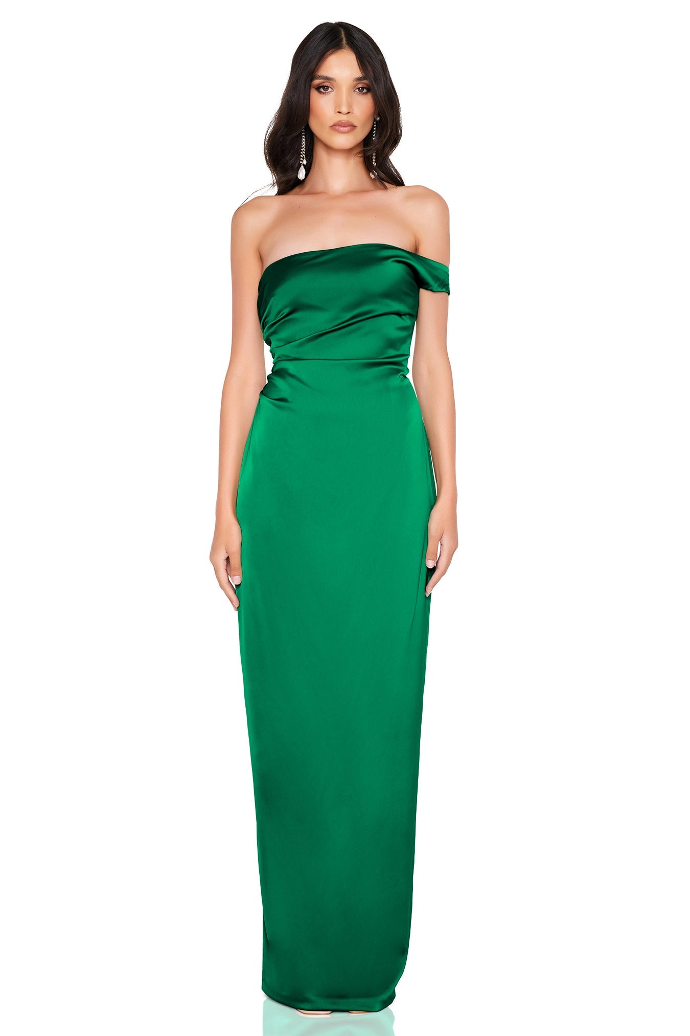 Nookie Pallisade Gown- Jade - Dresses 4 Hire